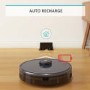Tesvor S6-black Robot Vacuum Cleaner Laser Navigation 2700Pa Auto-Charging Floor Carpet Sweeping and Mopping