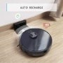 Tesvor S6-black Robot Vacuum Cleaner Laser Navigation 2700Pa Auto-Charging Floor Carpet Sweeping and Mopping
