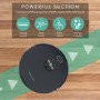 Tesvor S6-black Robot Vacuum Cleaner Laser Navigation 2700Pa Auto-Charging Floor Carpet Sweeping and Mopping