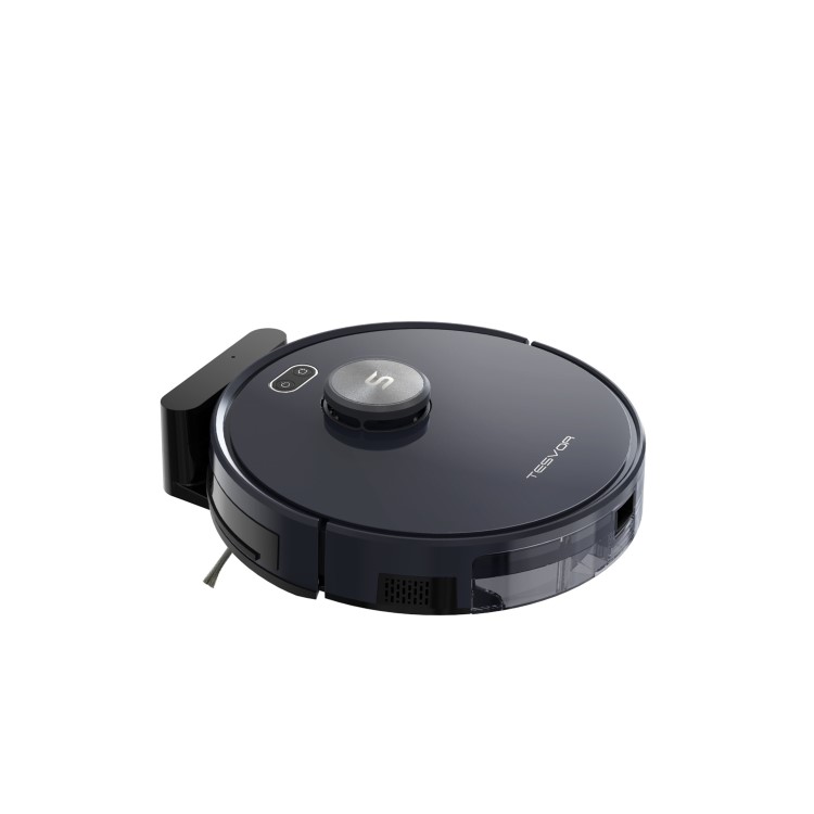 Tesvor S6-black Robot Vacuum Cleaner Laser Navigation 2700Pa Auto-Charging Floor Carpet Sweeping and Mopping