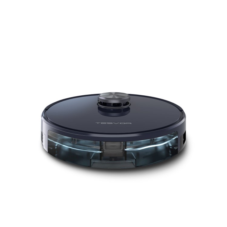 Tesvor S6-black Robot Vacuum Cleaner Laser Navigation 2700Pa Auto-Charging Floor Carpet Sweeping and Mopping