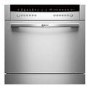 GRADE A1 - Neff S66M64M1EU 8 Place Semi Integrated Compact Dishwasher - Stainless Steel Door