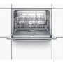 GRADE A1 - Neff S66M64M1EU 8 Place Semi Integrated Compact Dishwasher - Stainless Steel Door