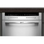 GRADE A1 - Neff S66M64M1EU 8 Place Semi Integrated Compact Dishwasher - Stainless Steel Door