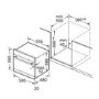 GRADE A1 - Neff S66M64M1EU 8 Place Semi Integrated Compact Dishwasher - Stainless Steel Door