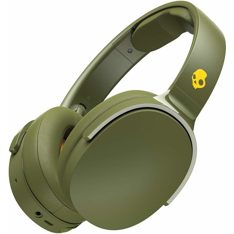 Skullcandy Hesh 3 - Wireless Over-Ear Headphones - Moss/Olive/Yellow
