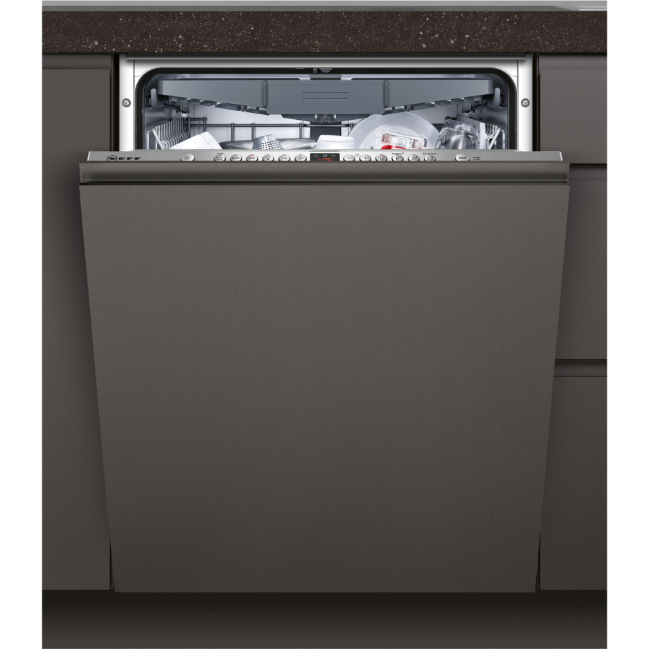 Neff S723M60X1G N50 14 Place ExtraHeight Fully Integrated Dishwasher With Cutlery Tray