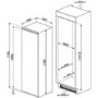 Smeg S7323LFEP 54cm Wide Integrated In-Column Larder Fridge - White