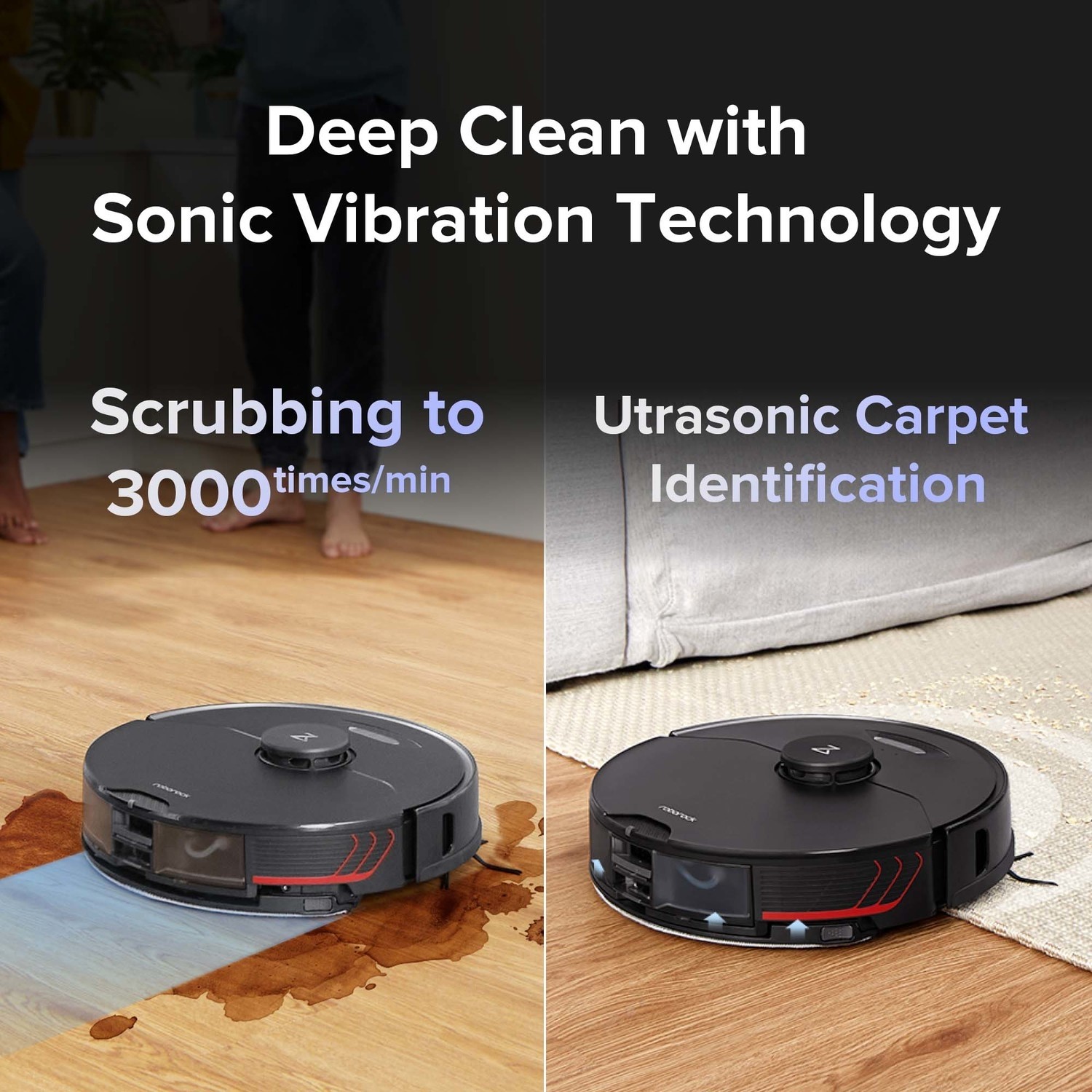 Roborock S7 14 Black Robot Vacuum and Mop with Sonic Mopping – Robot  Cleaner Store