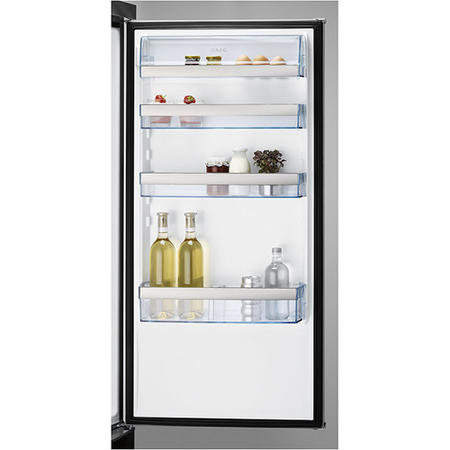 AEG S83600CMM0 High Performance Freestanding Fridge Freezer - Anti-fingerprint Stainless Steel