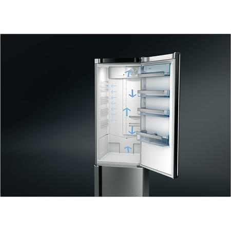AEG S83600CMM0 High Performance Freestanding Fridge Freezer - Anti-fingerprint Stainless Steel