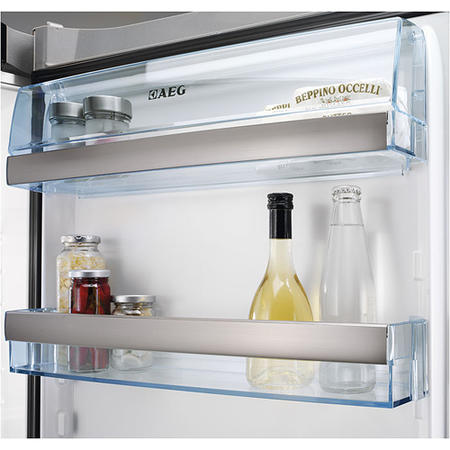 AEG S83600CMM0 High Performance Freestanding Fridge Freezer - Anti-fingerprint Stainless Steel