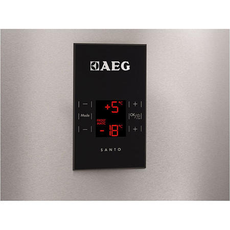 AEG S83600CMM0 High Performance Freestanding Fridge Freezer - Anti-fingerprint Stainless Steel