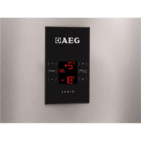 AEG S83600CMM0 High Performance Freestanding Fridge Freezer - Anti-fingerprint Stainless Steel