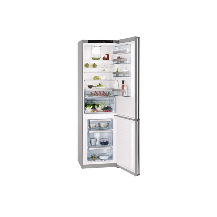 GRADE A3 - AEG S83820CTX2 Freestanding Fridge Freezer With Antifingerprint Stainless Steel Door