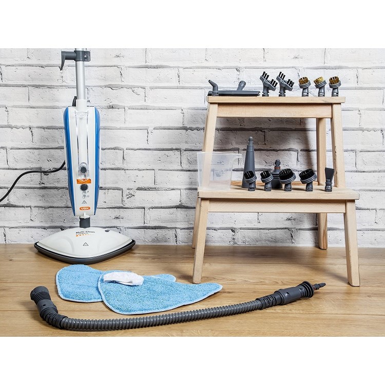 Vax S86MCC Multi-Clean Complete Handheld Multifunction Steam Mop - Blue & White