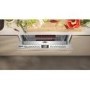 Neff N 50 Integrated Slimline Dishwasher - Smart Wi-Fi Silver control panel