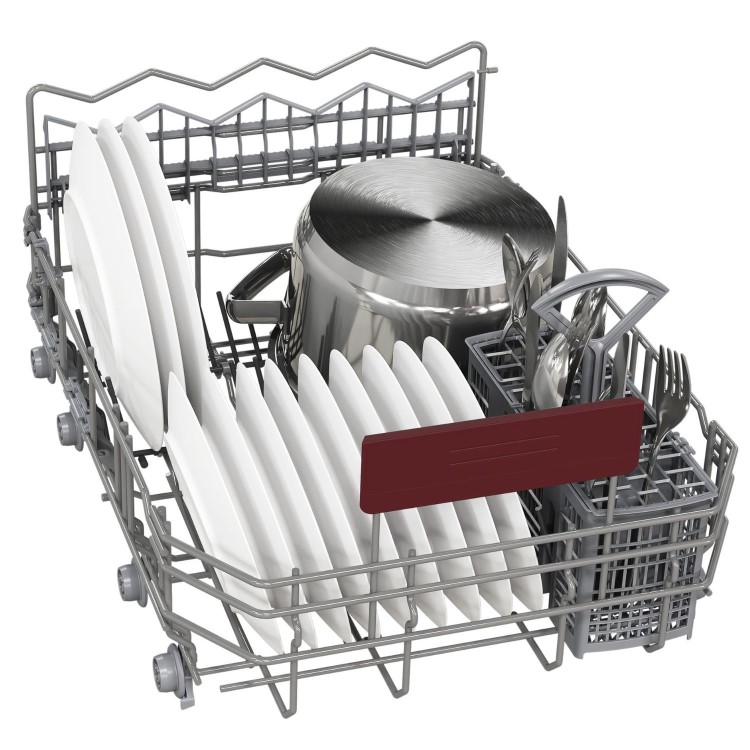 Neff N 50 Integrated Slimline Dishwasher - Smart Wi-Fi Silver control panel