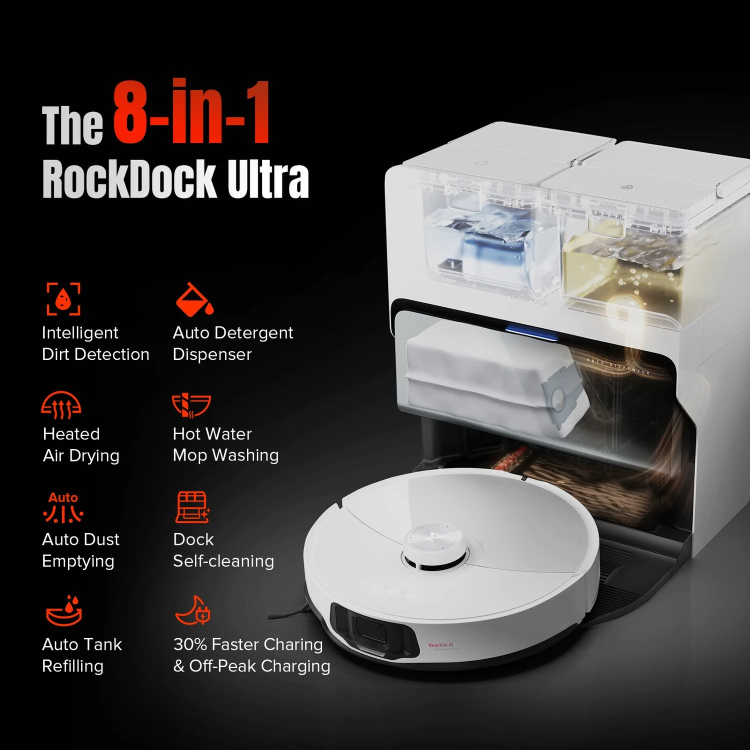 Refurbished Roborock S8 MaxV Ultra Robot Vacuum Cleaner