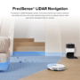 Roborock S8+ Robot Vacuum Cleaner with RockDock Plus DuoRoller Brush and VibraRise Mopping system 6000Pa - White