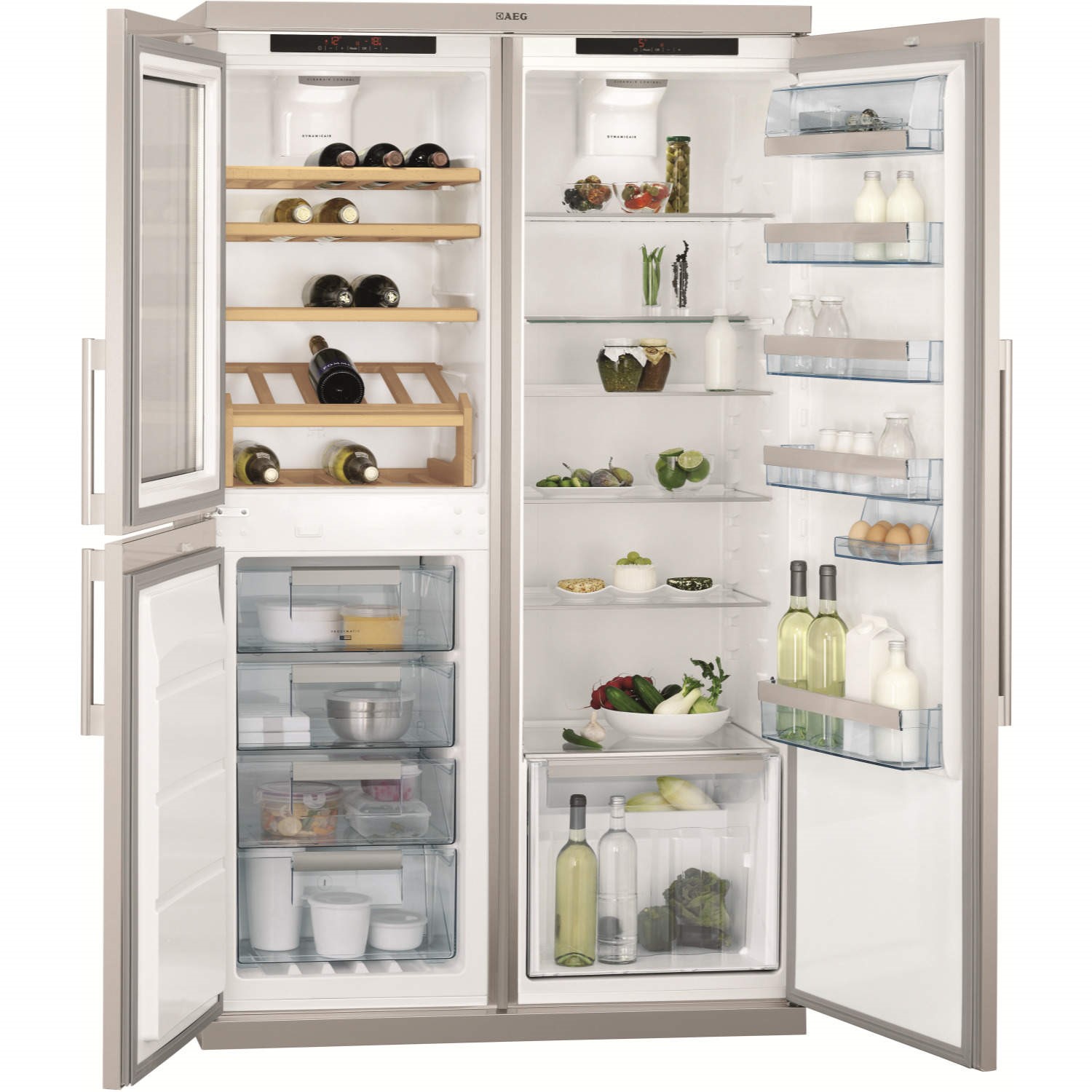 AEG S95900XTM0 American Fridge Freezer Appliances Direct