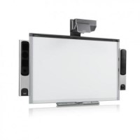 SMART Board 885 UX80 Projector and SBA-L Speakers  87 Inch with Notebook s/w