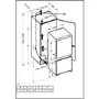 Servis SBIF730 70-30 Sliding Rail Integrated Fridge Freezer
