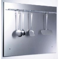 New World 100cm Splashback with Rail 