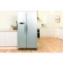 Indesit SBSAA530SD Silver Side-by-side American Fridge Freezer