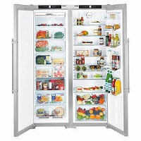 liebherr SBSES7252 NoFrost SmartSteel American Fridge Freezer