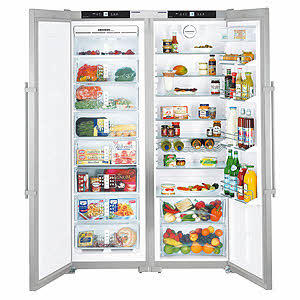 liebherr SBSES7252 NoFrost SmartSteel American Fridge Freezer