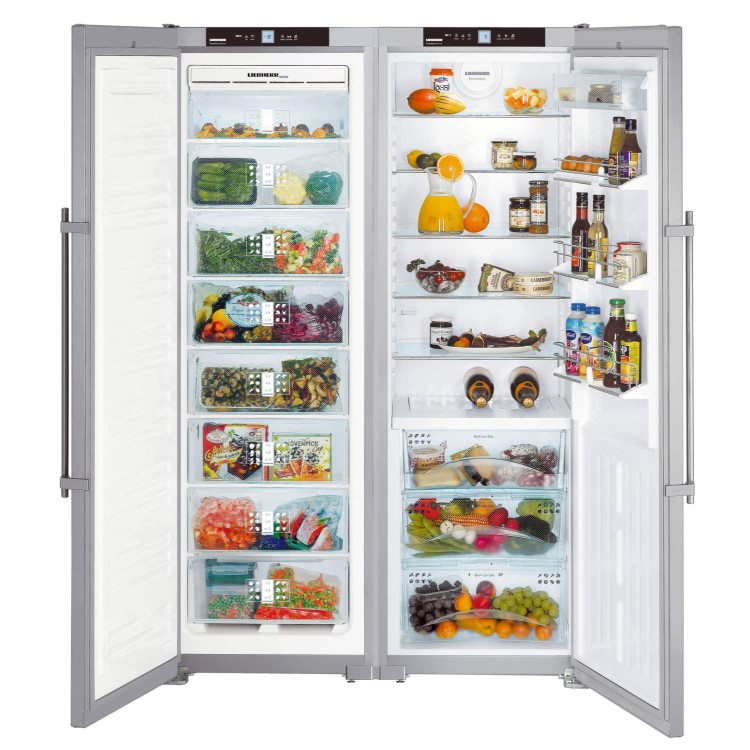 liebherr SBSES7253 NoFrost BioFresh SmartSteel Side-by-side American Fridge Freezer