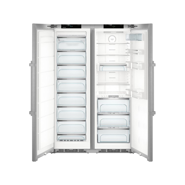 Liebherr SBSES8663 BioFresh NoFrost Side-by-side American Fridge Freezer - Stainless Steel
