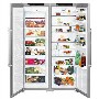 liebherr SBSESF7212 NoFrost Side-by-side American Fridge Freezer With SmartSteel Doors