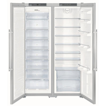 liebherr SBSESF7212 NoFrost Side-by-side American Fridge Freezer With SmartSteel Doors