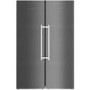Liebherr SBSbs8673 BioFresh NoFrost Side-by-side American Fridge Freezer With Plumbed IceMaker - BlackSteel