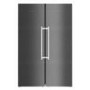 Liebherr SBSbs8683 Premium BioFresh NoFrost Side-by-side American Fridge Freezer - Black Steel