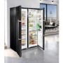 Liebherr SBSbs8683 Premium BioFresh NoFrost Side-by-side American Fridge Freezer - Black Steel