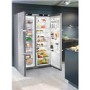 GRADE A2 - Liebherr SBSef7242 Comfort Extra Efficient Side-by-side American Fridge Freezer - Silver With Stainless Steel Doors