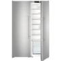 GRADE A2 - Liebherr SBSef7242 Comfort Extra Efficient Side-by-side American Fridge Freezer - Silver With Stainless Steel Doors