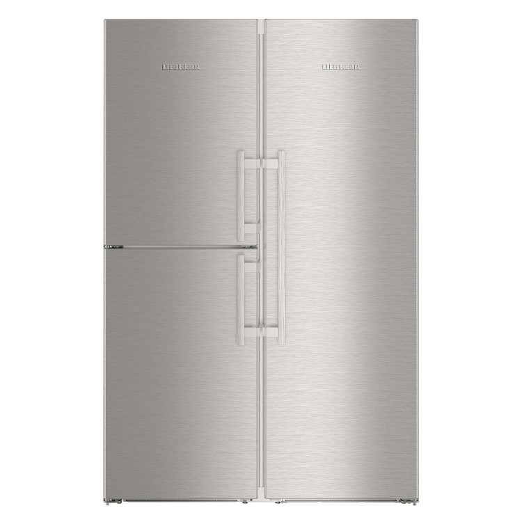 Liebherr SBSes8483 Premium BioFresh NoFrost Side-by-side American Fridge Freezer - Stainless Steel
