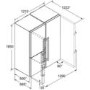 Liebherr SBSes8496 NoFrost BioFresh Side-by-side American Fridge Freezer With Wine Cabinet - Stainless Steel