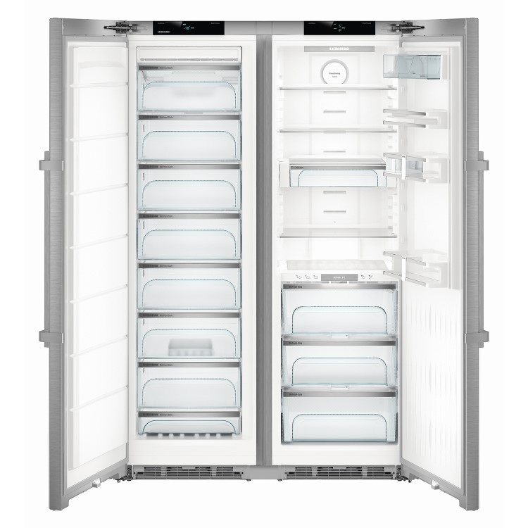 Liebherr SBSes8773 Premium BioFresh NoFrost Side-by-side American Fridge Freezer - Stainless Steel