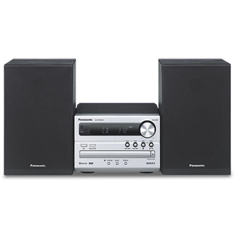 Refurbished Panasonic SC-PM250EB-S 20W Micro Hi-Fi CD System