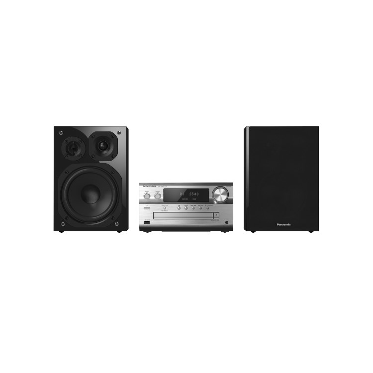 Panasonic SC-PMX152EBS 120W CD Micro Hi-Fi System - Silver