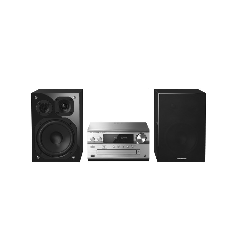 Panasonic SC-PMX152EBS 120W CD Micro Hi-Fi System - Silver