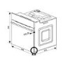 Refurbished CDA SC020SS 60cm Single Built In Electric Oven Stainless Steel