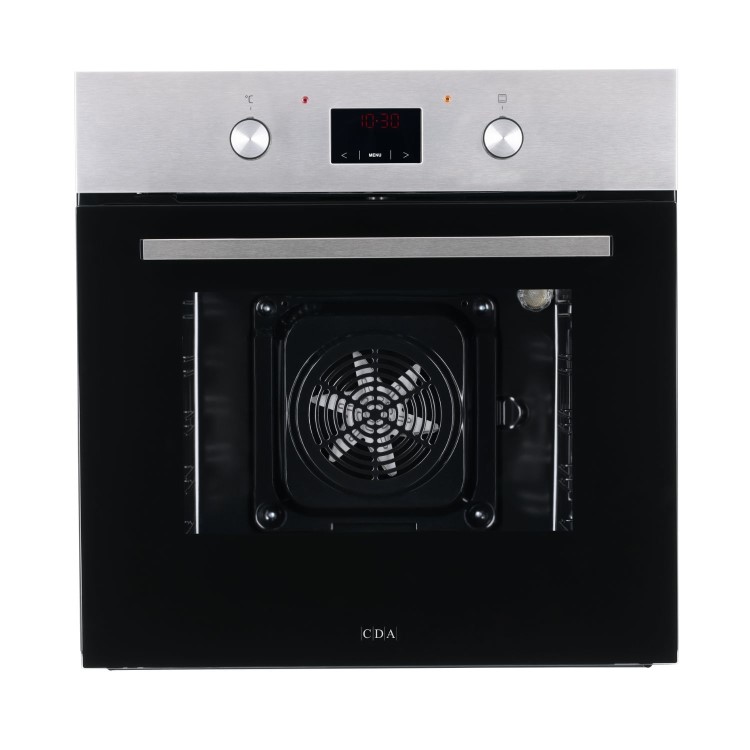 Refurbished CDA SC020SS 60cm Single Built In Electric Oven Stainless Steel