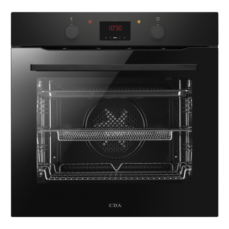 Refurbished CDA SC035BL 60cm Single Built In Electric Oven Black