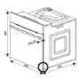 Refurbished CDA SC035BL 60cm Single Built In Electric Oven Black